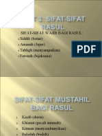 Unit3sifat-Sifat Rasul