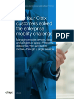 How Four Citrix Customers Solved the Enterprise Mobility Challenge