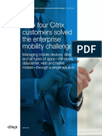 How Four Citrix Customers Solved The Enterprise Mobility Challenge