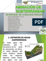 Contamincaciòn de Aguas Subterraneas en Peru