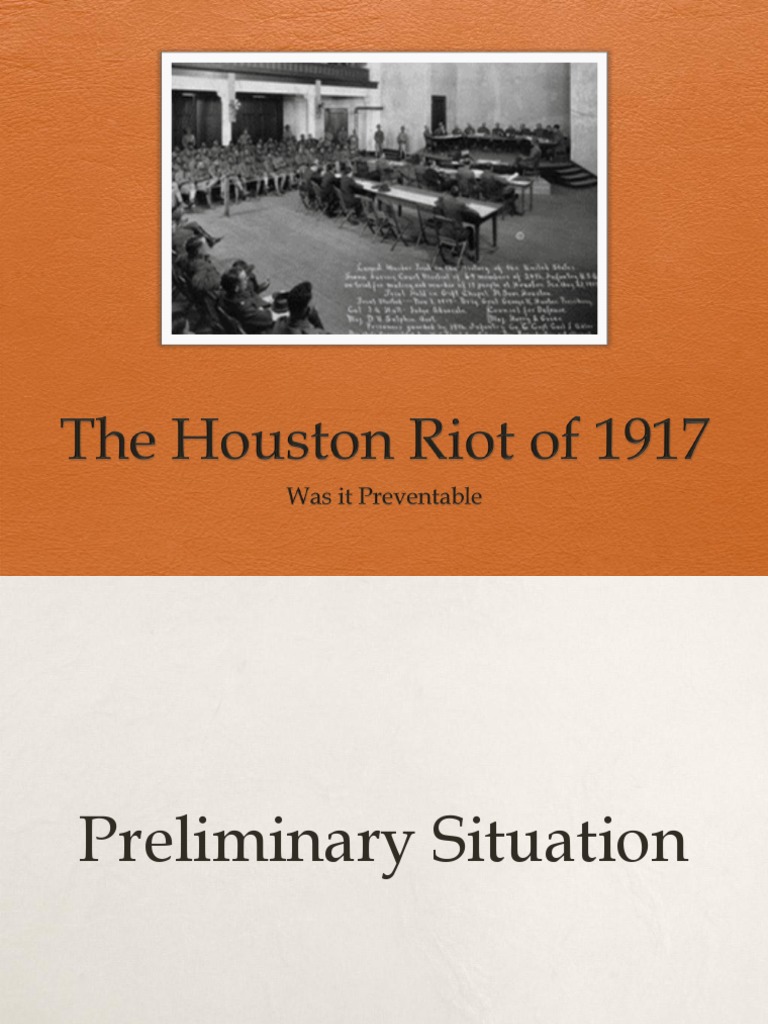 Causes of the 1917 Houston Race Riot | PDF | Military | Government