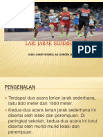 Lari Jarak Sederhana