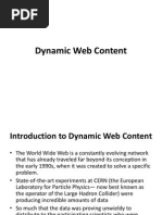 1-Introduction To Dynamic Web Content