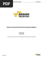 AWS Amazon VPC Connectivity Options