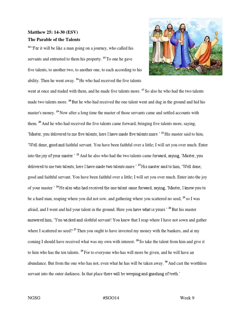 Matthew 25 | PDF