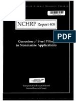 NCHRP Report 408 - Corrosion of Steel Piling in Nonmarine Environment