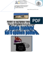 0 Bunele Manierenoi II Spunem Politetestiinta Bunului Simtproiect de Parteneriat Educational