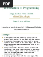 Ch07 Arrays and Strings