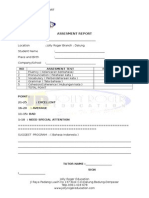 Language Assessment Report