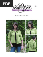 Cascade Jewel Jacket: Designed by Melissa Leapman