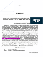 Las Fuentes Del Derecho Civil Balear, María Pilar Ferrer PDF