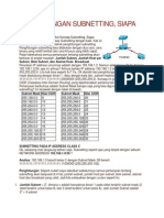 Penghitungan Subnetting