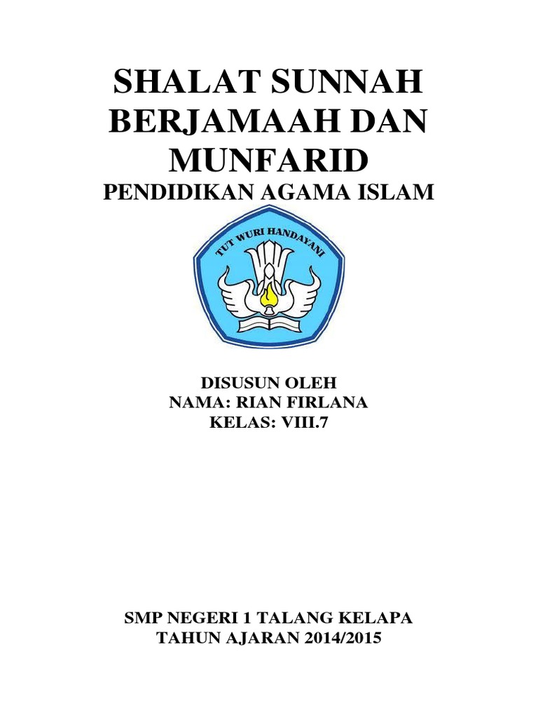 Shalat Sunnah Berjamaah Dan Munfarid Rian