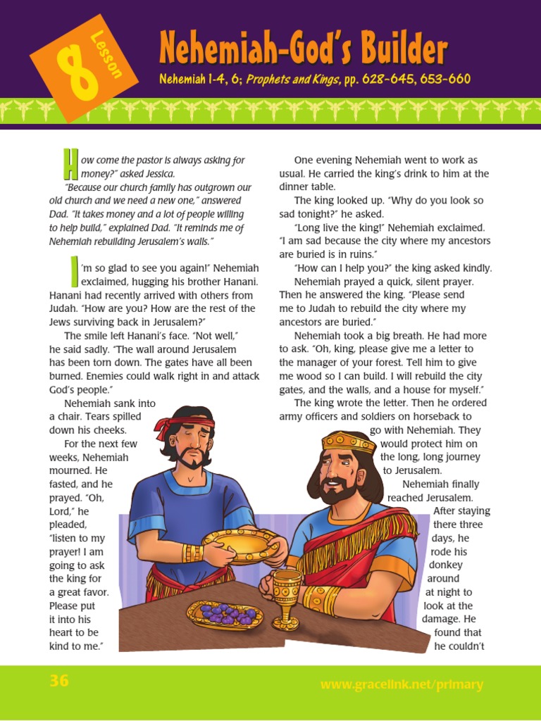Nehemiah: Rebuilding Jerusalem's Wall | PDF | Prayer | Religion And Belief