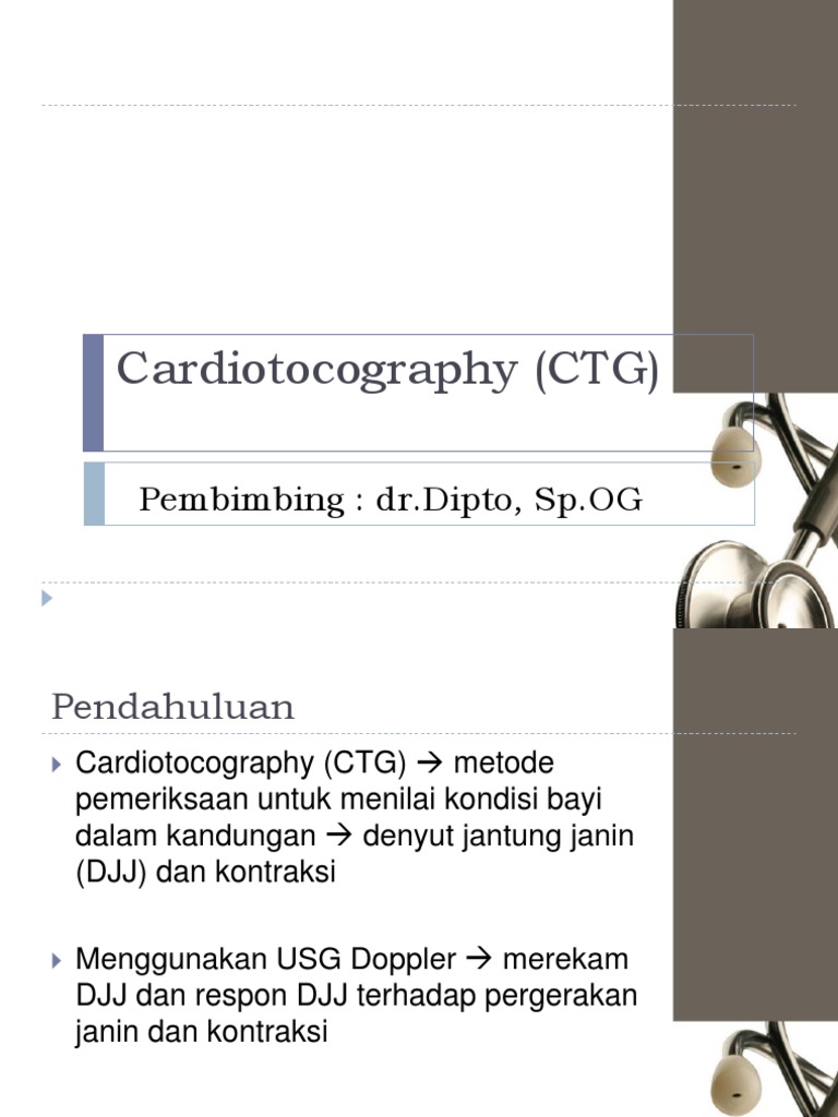 CTG | PDF | Kesehatan Holistik