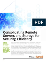 AST-0131974 Consolidating Remote Servers and Storage For Security Efficiency