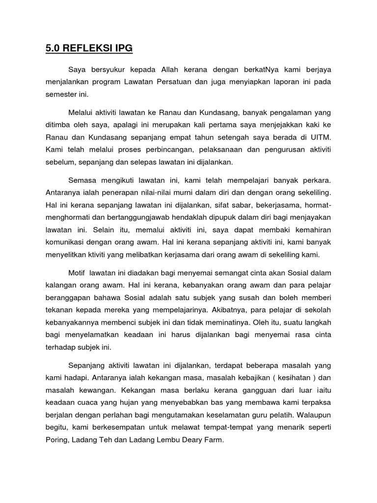 Refleksi Pdf