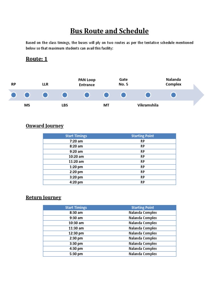 Student Bus Schedule Overview | PDF | Religion & Spirituality