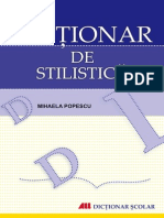 Preview Dictionar de Stilistica-Mihaela Popescu - 4081