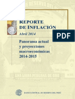 Reporte de Inflación Abril 2014