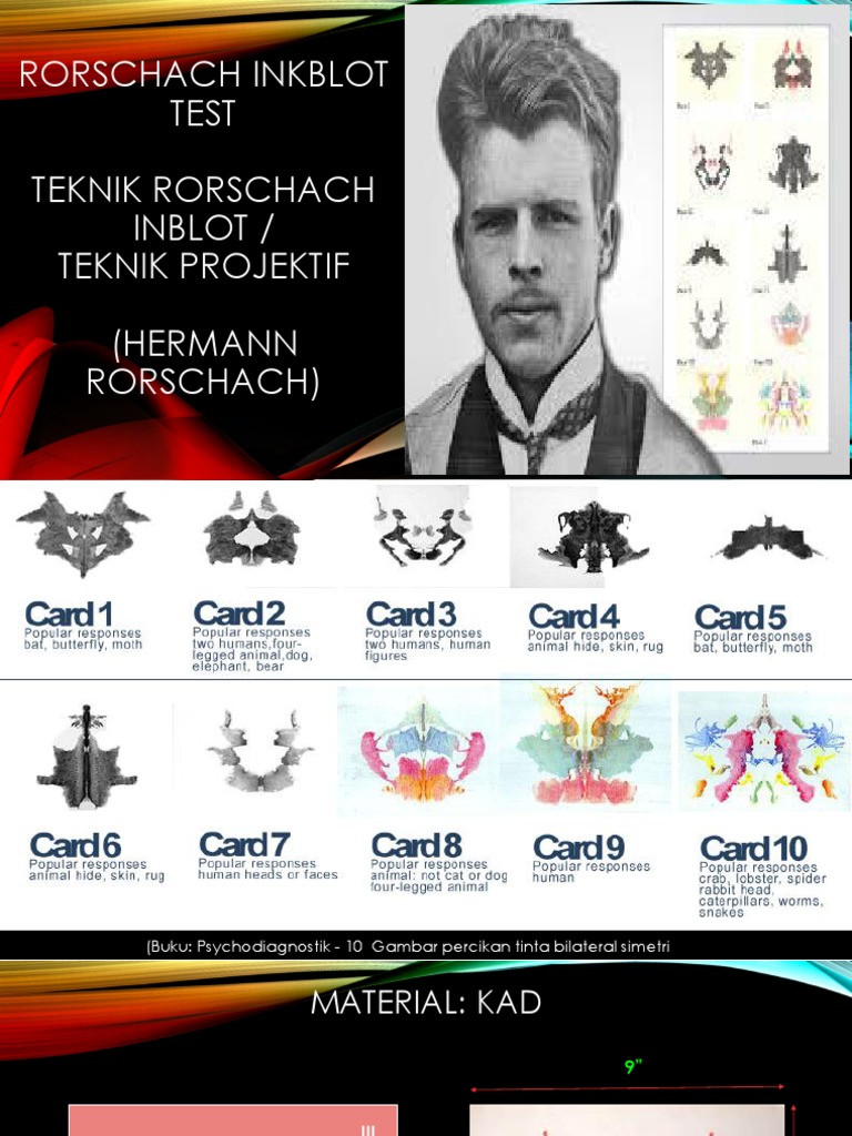 Rorschach Inkblot Test | PDF