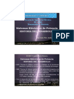 Historia SEP (Sistema Electrico de Potencia)