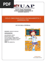 CICLO ECONÓMICO Y EL PBI