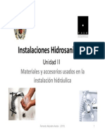 Materiales en Las Instalaciones Hidraulicas PDF