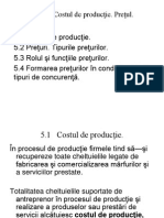 Tema 5 Costul de Productie