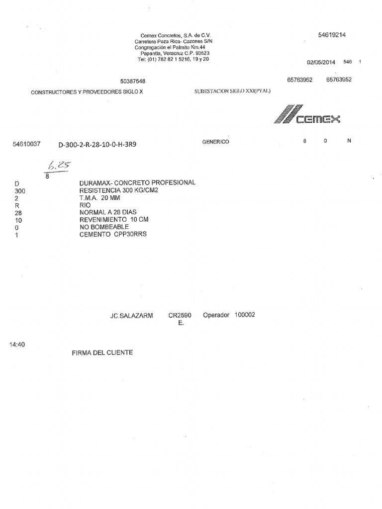 Remision CEMEX | PDF
