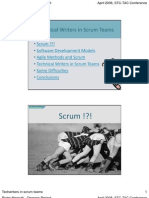 Technical Writers in Scrum Teams
