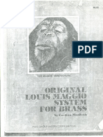 Original Louis Maggio System for Brass