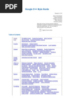 Google C++ Style Guide