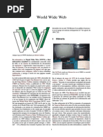 Historia de la World Wide Web (1990) | PDF | Red mundial | Internet y web