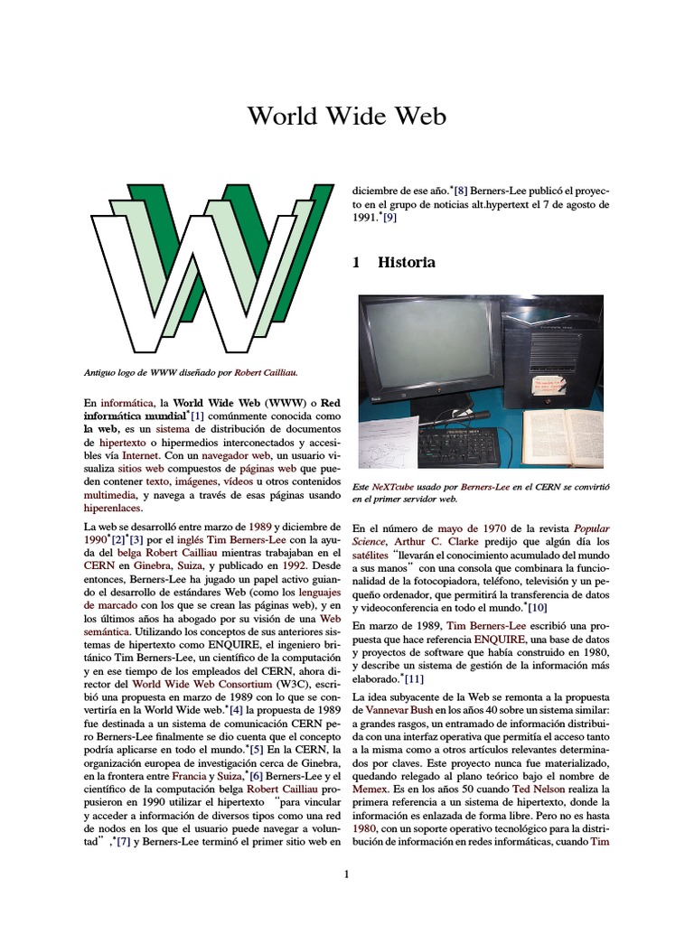 World Wide Web PDF | PDF | Script Java | Red mundial