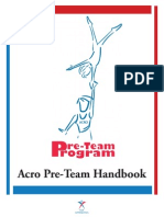 USA Gymnastics Acro Pre-Team Handbook
