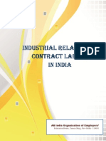 Industrial Relations and ContrLabour in India