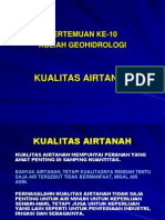 Kualitas Airtanah