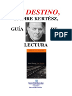 Kertesz Sin Destino Gua Lectura