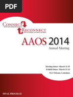 AAOS Final Program 2014