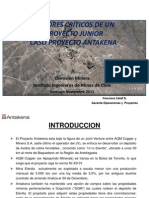 Factores críticos proyecto junior Antakena