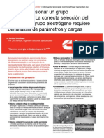 CALCULAR GRUPOS ELECTROGENOS