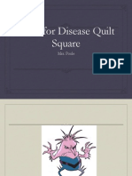 Disease Poster Quilt Square