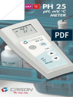 PH_25 pH-meto portatil Crison funciona como termometro