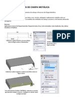 Tutoriais de Chapa Metálica