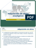 Adquisición de Datos Analógicos