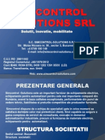 Scrisoare de Prezentare Simcontrol Solutions SRL, Bucuresti