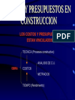 Costos y Presupuestos en construccion