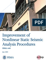 FEMA 440 Improvement of Nonlinear Static Seismic Analyses Procedures