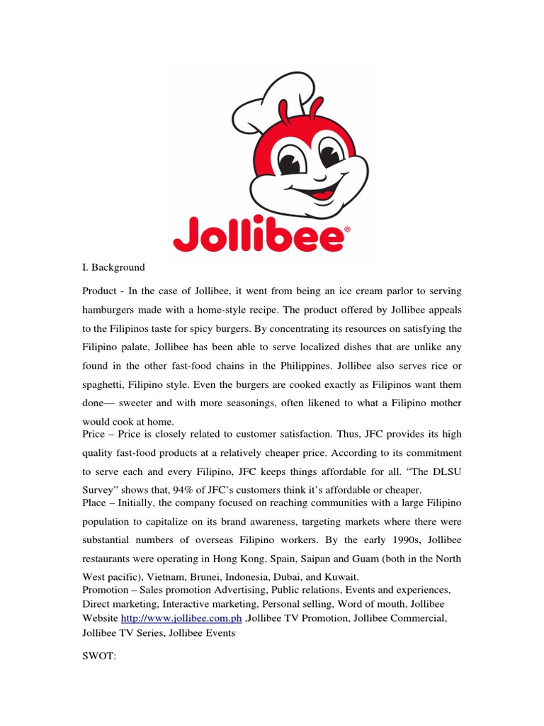 JOLLIBEE Business Economics Economies